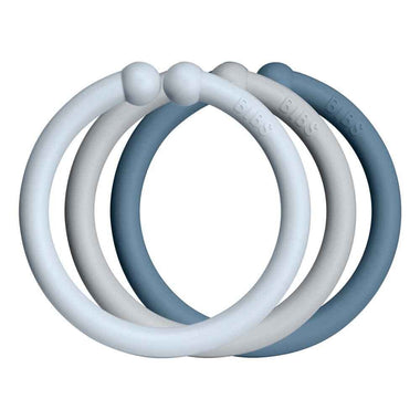 BIBS Loops (12 Pieces) - Baby Blue, Cloud, Petrol-Snuggle Hunny