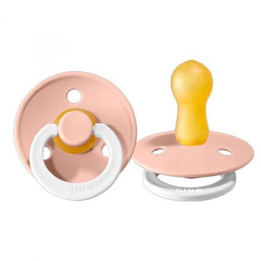 BIBS Night Glow Dummy 2 Pack - Blush-Snuggle Hunny