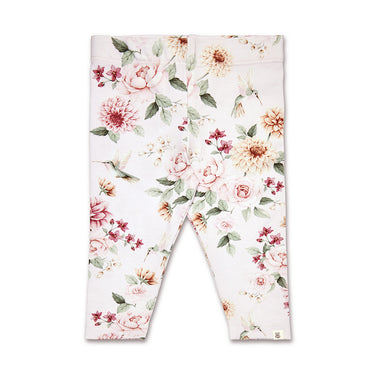 Birds & Blooms Organic Leggings | Snuggle Hunny