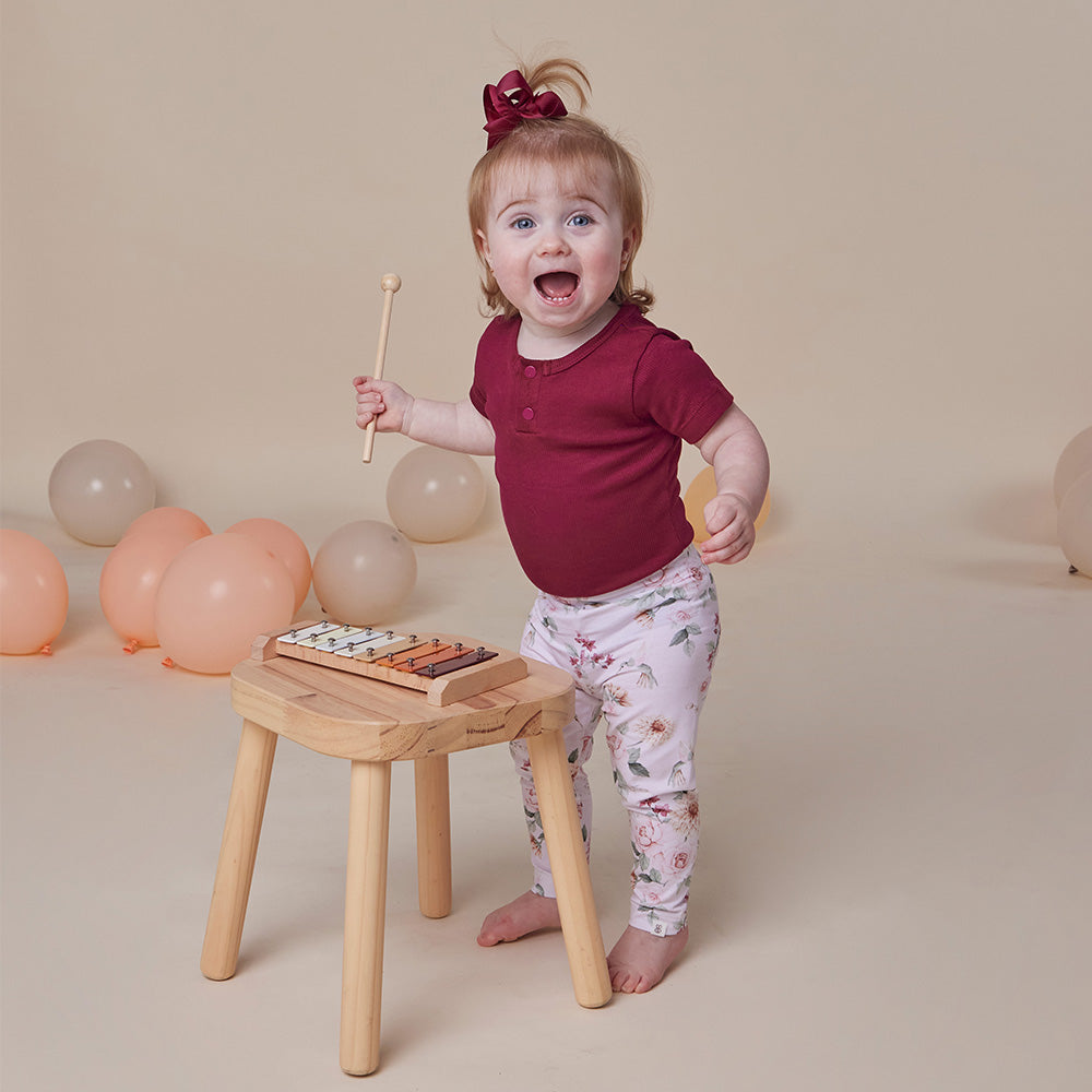 Birds & Blooms Organic Leggings - View 3