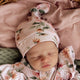 Birds & Blooms Organic Knotted Beanie - Thumbnail 4