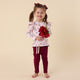 Birds & Blooms Organic Long Sleeve Top with Frill - Thumbnail 14