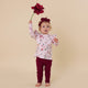 Birds & Blooms Organic Long Sleeve Top with Frill - Thumbnail 6