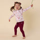 Birds & Blooms Organic Long Sleeve Top with Frill - Thumbnail 8
