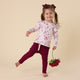 Birds & Blooms Organic Long Sleeve Top with Frill - Thumbnail 10