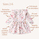 Birds & Blooms Long Sleeve Organic Dress - Thumbnail 10