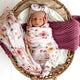 Birds & Blooms Organic Muslin Wrap - Thumbnail 1