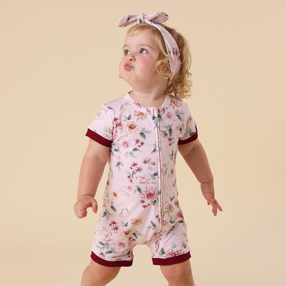 Birds & Blooms Organic Snuggle Shortie - View 1
