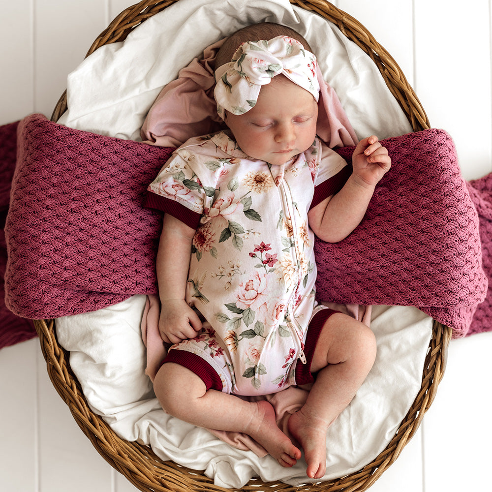 Birds & Blooms Organic Snuggle Shortie - View 3