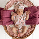 Birds & Blooms Short Sleeve Organic Bodysuit with Frill - Thumbnail 7