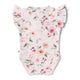 Birds & Blooms Short Sleeve Organic Bodysuit with Frill - Thumbnail 12