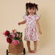 Birds & Blooms Short Sleeve Organic Dress - Thumbnail 5