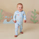 Blue Little Subs Organic Snugglesuit Convertible Romper - Thumbnail 5