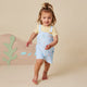 Blue Little Subs Organic Snuggle Overall Shorts - Thumbnail 8