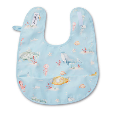 Blue Little Subs Snuggle Bib | Snuggle Hunny