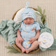 Blue Little Subs Short Sleeve Organic Bodysuit - Thumbnail 8