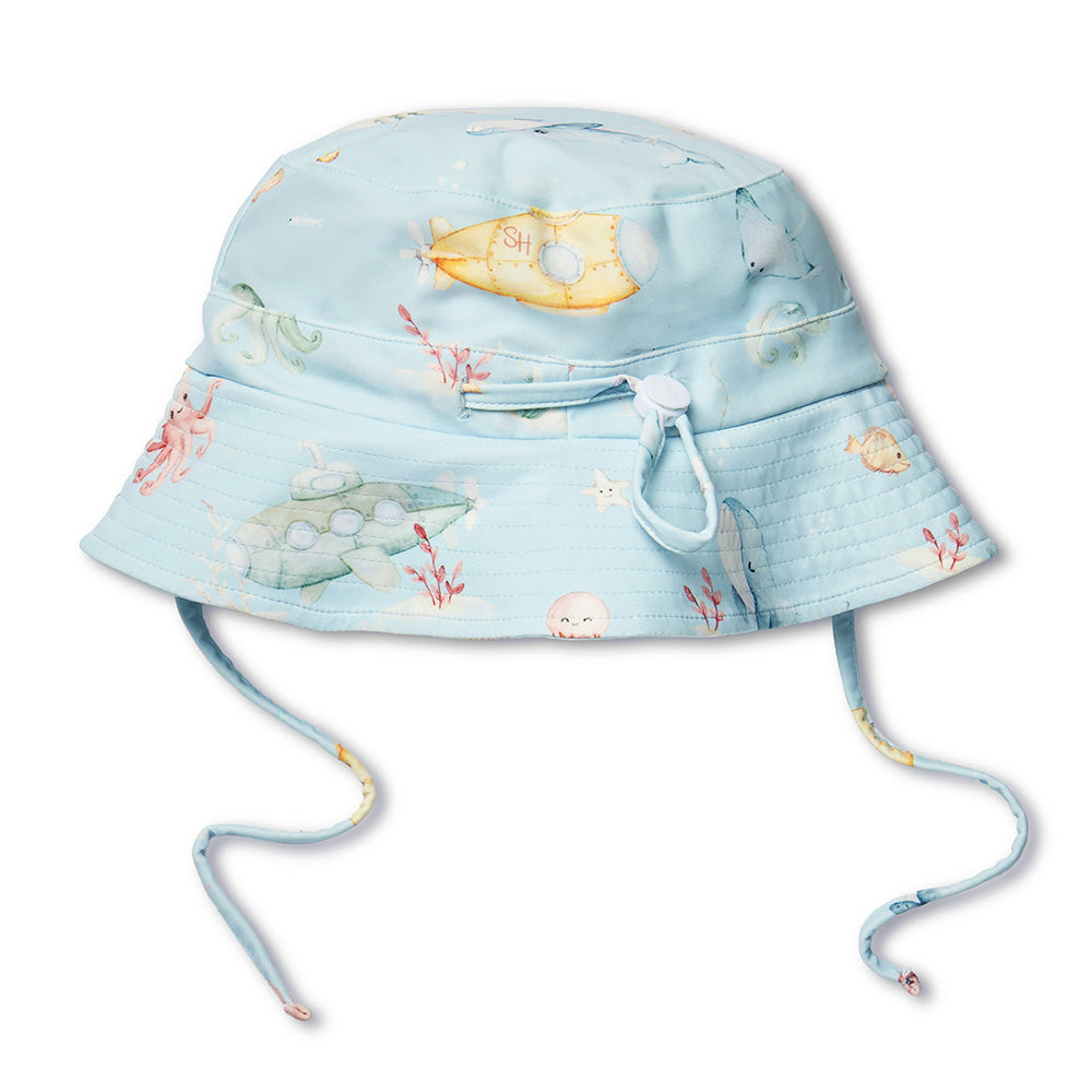 Blue Little Subs Swim Hat - View 2