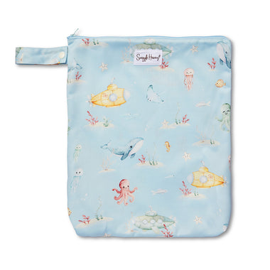 Blue Little Subs Wet Bag | Snuggle Hunny