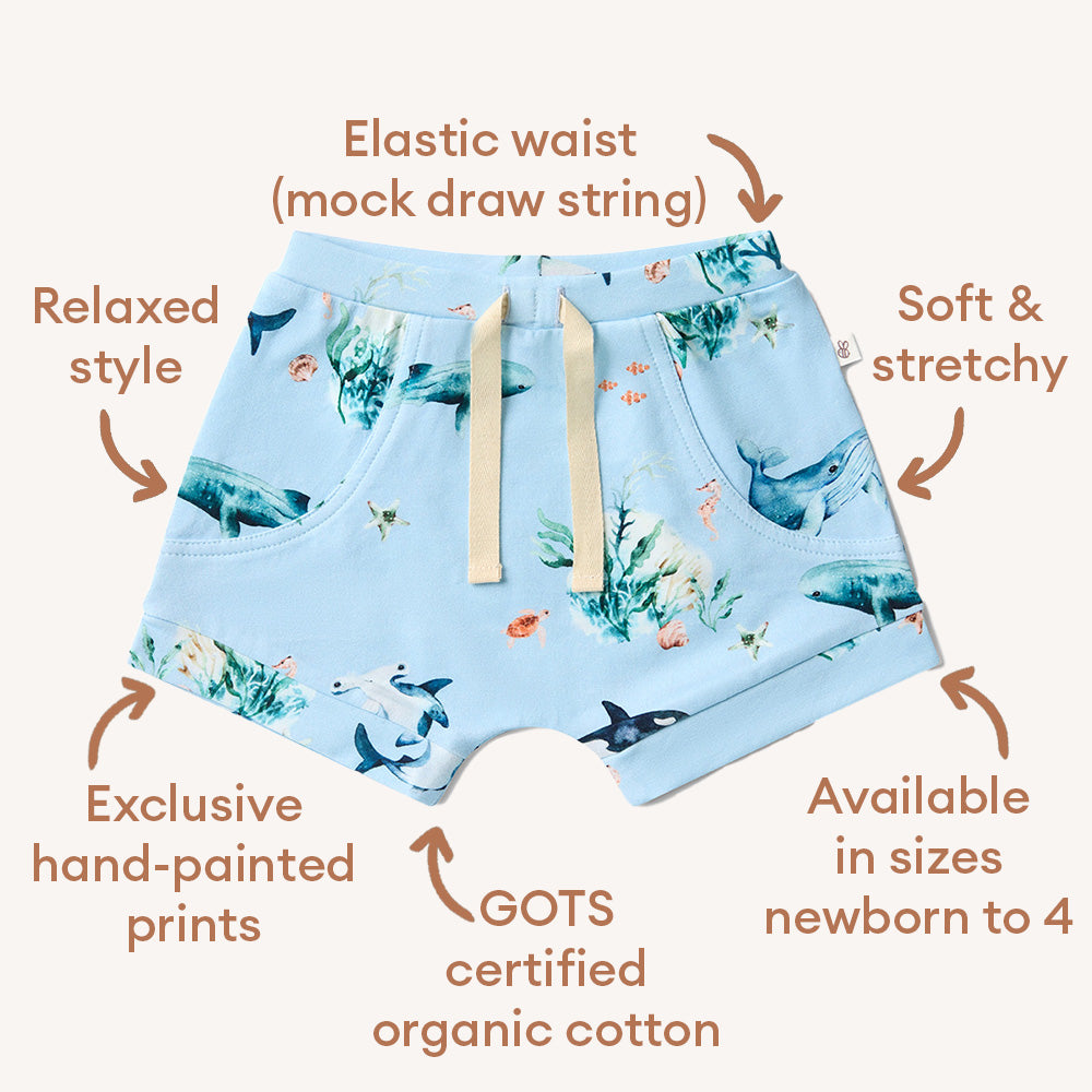 Blue Ocean Organic Shorts - View 5