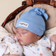 Bluebell Ribbed Organic Knotted Beanie - Thumbnail 3