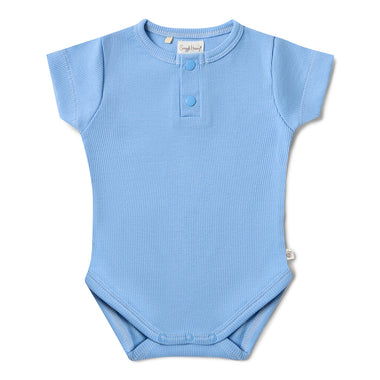 Bluebell Short Sleeve Organic Bodysuit | Snuggle Hunny