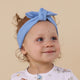 Bluebell Ribbed Organic Topknot - Thumbnail 3