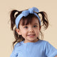 Bluebell Ribbed Organic Topknot - Thumbnail 1