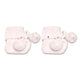 Blush Pink Organic Cotton Knit Booties - Thumbnail 2