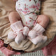 Blush Pink Organic Cotton Knit Booties - Thumbnail 10