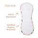 Blushing Beauty Organic Cotton Burp Cloth - Thumbnail 8