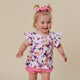 Blushing Beauty Organic Short Sleeve Top with Frill - Thumbnail 1