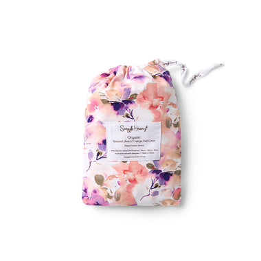 Blushing Beauty Organic Bassinet Sheet / Change Pad Cover | Snuggle Hunny