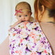 Blushing Beauty Organic Cotton Burp Cloth - Thumbnail 5