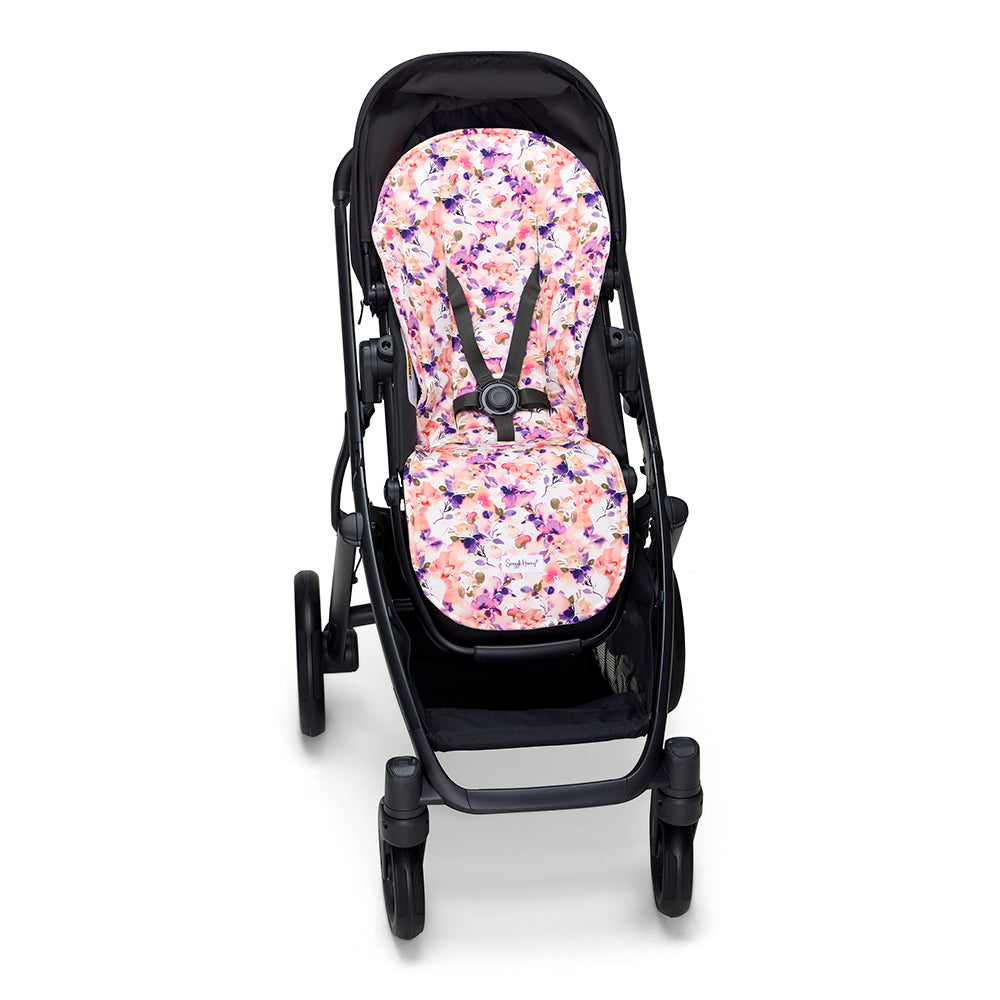 Blushing Beauty Universal Organic Pram Liner - View 5