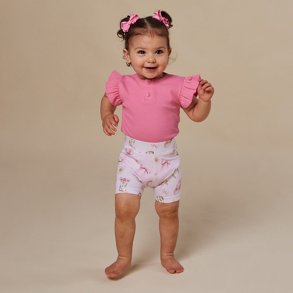 Boots & Bows Organic Bike Shorts - View 1