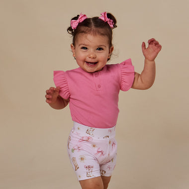 Boots & Bows Organic Bike Shorts | Snuggle Hunny