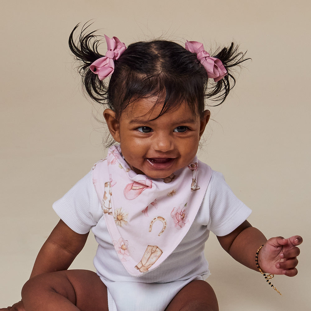 Boots & Bows Organic Dribble Bib - View 3