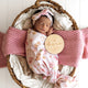 Boots & Bows Organic Jersey Wrap & Topknot Set - Thumbnail 6