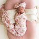 Boots & Bows Organic Jersey Wrap & Topknot Set - Thumbnail 5