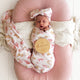 Boots & Bows Organic Jersey Wrap & Topknot Set - Thumbnail 9