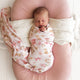 Boots & Bows Organic Jersey Wrap & Topknot Set - Thumbnail 11