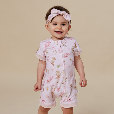 Boots & Bows Organic Snuggle Shortie | Snuggle Hunny