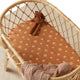 Bronze Palm Organic Bassinet Sheet / Change Pad Cover - Thumbnail 1