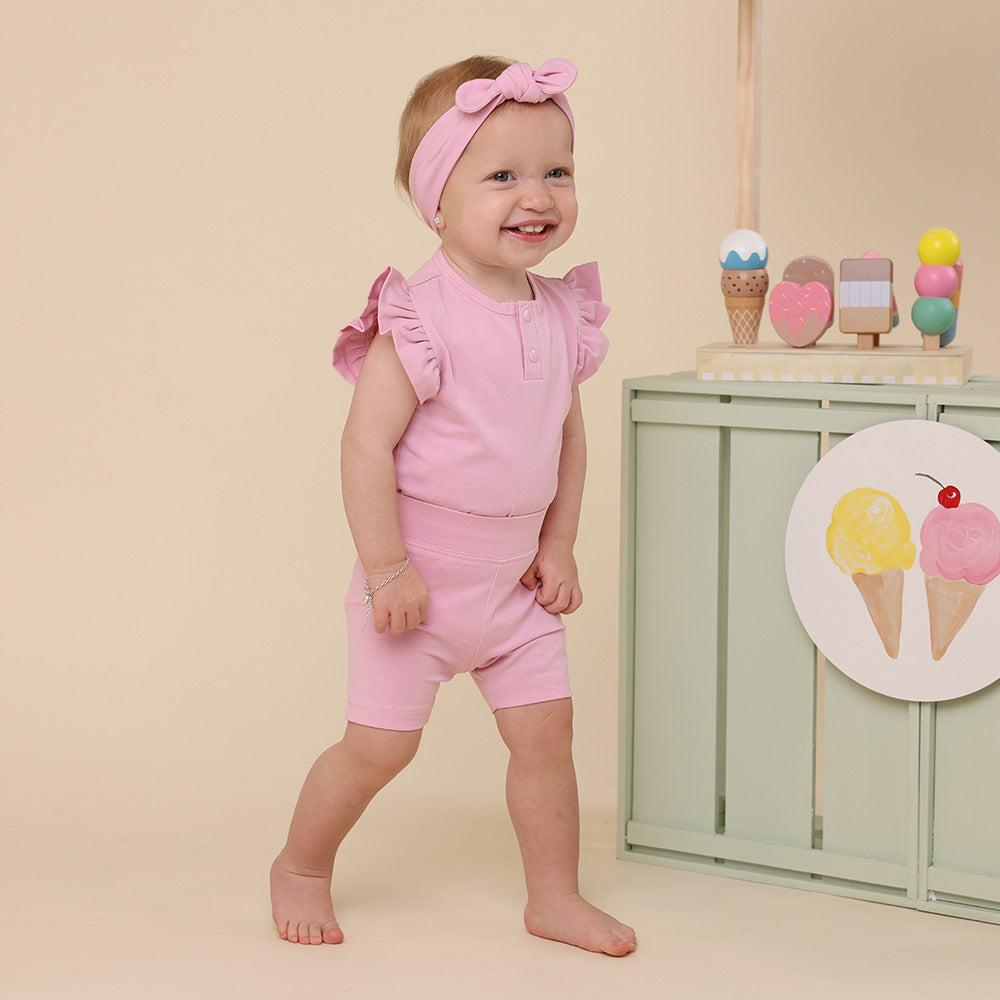 Bubblegum Organic Bike Shorts - View 7