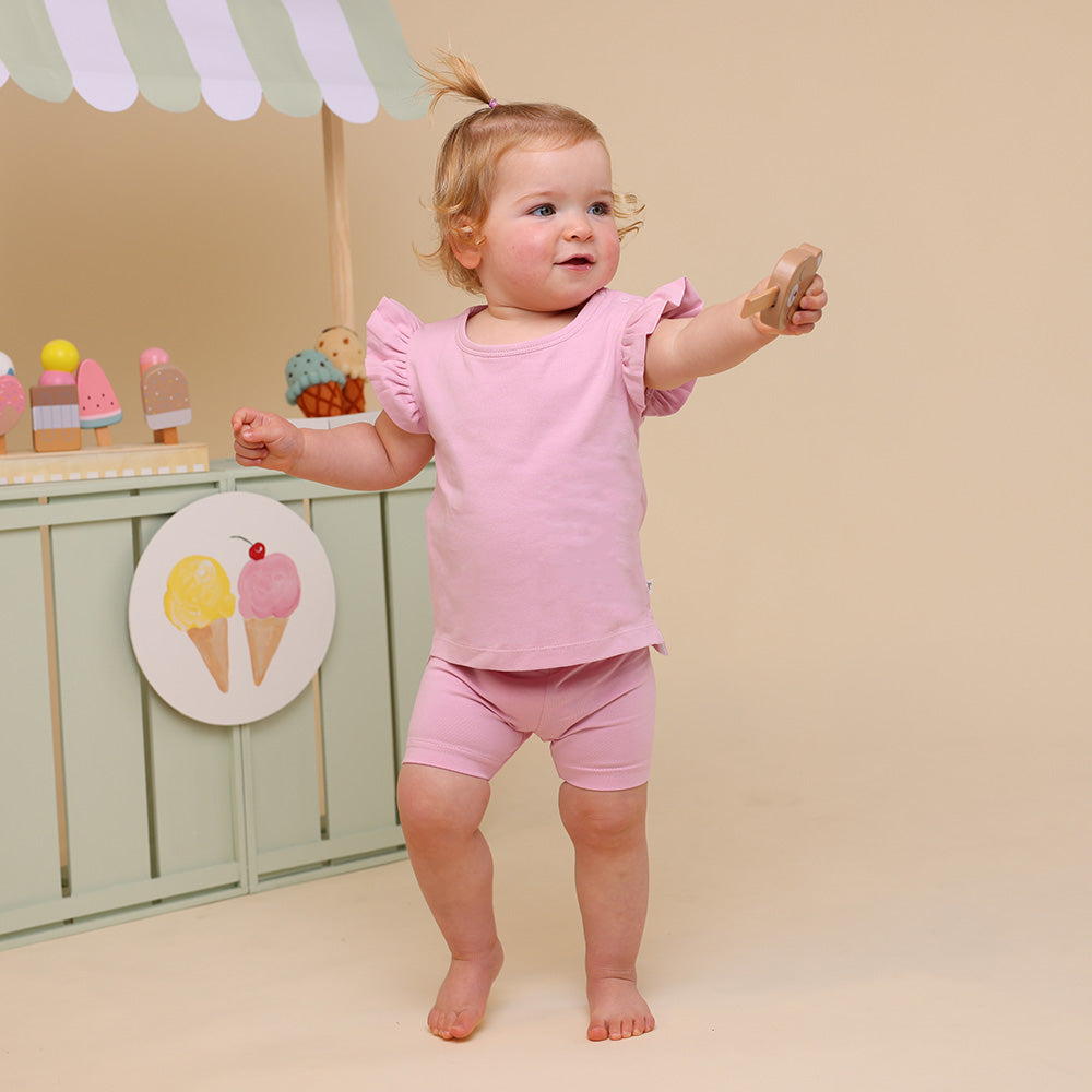 Bubblegum Organic Bike Shorts - View 8