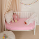 Bubblegum Organic Fitted Cot Sheet - Thumbnail 4