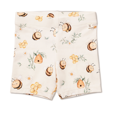 Bumblebees Organic Bike Shorts | Snuggle Hunny