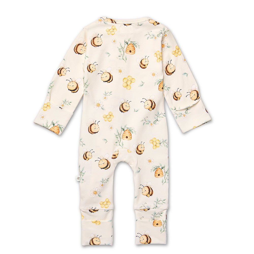 Bumblebees Organic Snugglesuit Convertible Romper - View 12