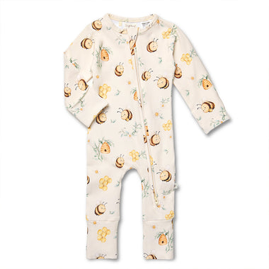 Bumblebees Organic Snugglesuit Convertible Romper | Snuggle Hunny