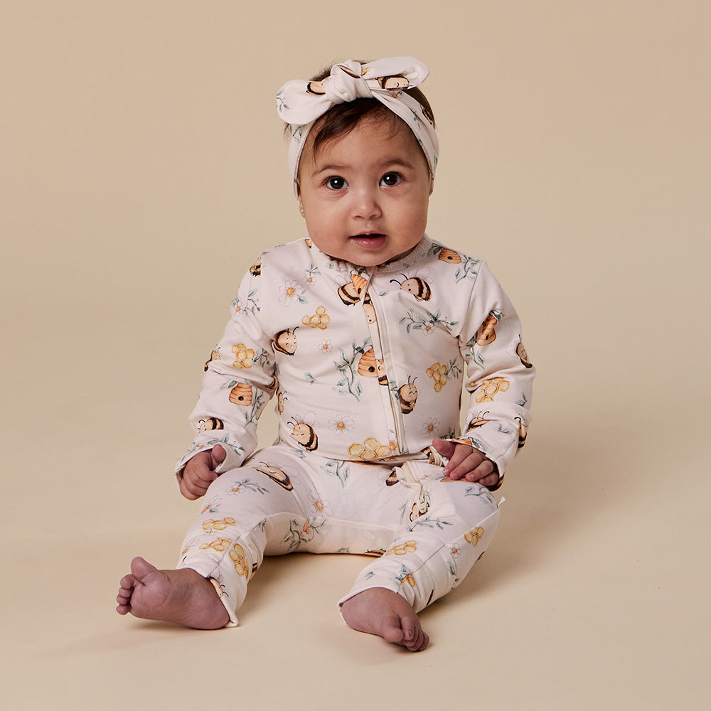 Bumblebees Organic Snugglesuit Convertible Romper - View 13